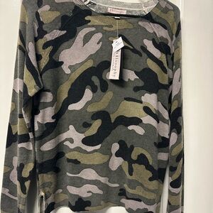 NEW!!!!! With tags!!!Philosophy Cashmere Camo Knit